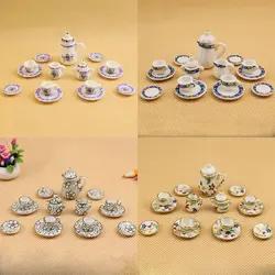 Мини Керамика Чай набор моделирования Игрушка Китайский посуда маленький Чай чашки костюм дети играют роль родитель-ребенок