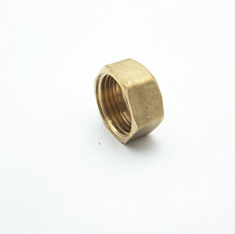 

1/2" BSP Female Thread Brass Pipe Hex Head Brass End Cap Plug Fitting Coupler Connector Adapter