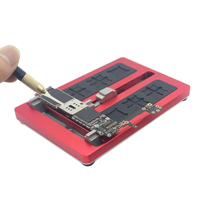 

Universal Fixture Phone IC Chip BGA Chip Motherboard Jig Board Holder with Glue Remove Base Maintenance Clamp Mould for iPhone