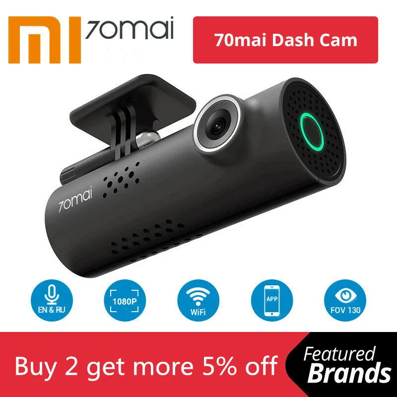 

70mai Car DVR English Voice Control Cam 1080HD Night Vision Dash Cam Wifi 70 mai Car Camera Auto Recorder G-sensor