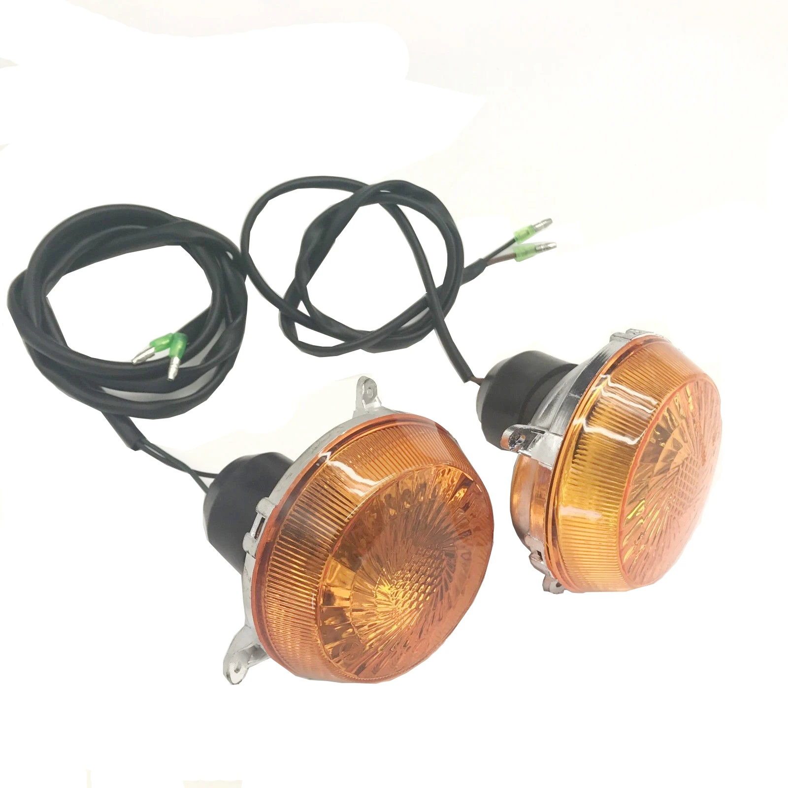 

New A Pair Turn Tail Light Rear Amber W/Lens ATV 700 500 HS HiSUN MASSIMO YS MSU TSC