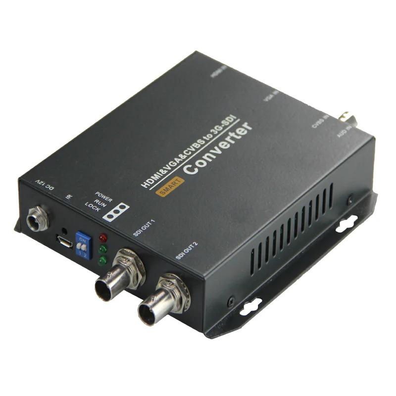  HDMI a SDI Video Converter 1080P Video di Trasmissione Audio Grado VGA AV CVBS a SDI SDI HD 3g-SDI