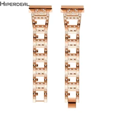 HIPERDEAL роскошный сплав кристалл часы ремешок с металлической рамкой для Fitbit Blaze 17Dec19 дропшиппинг F
