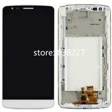 Original Black White Gold Replacement part for LG G3 Stylus D690 LCD Screen Display with Touch + Frame Free Shipping