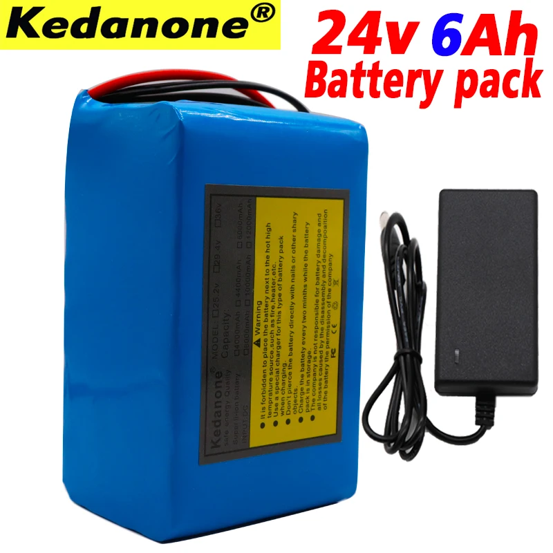 

original 24V 6Ah 6S3P 18650 Battery Lithium Battery 25.2v 6000mAh Electric Bicycle Moped /Electric/Li ion Battery Pack+Charger