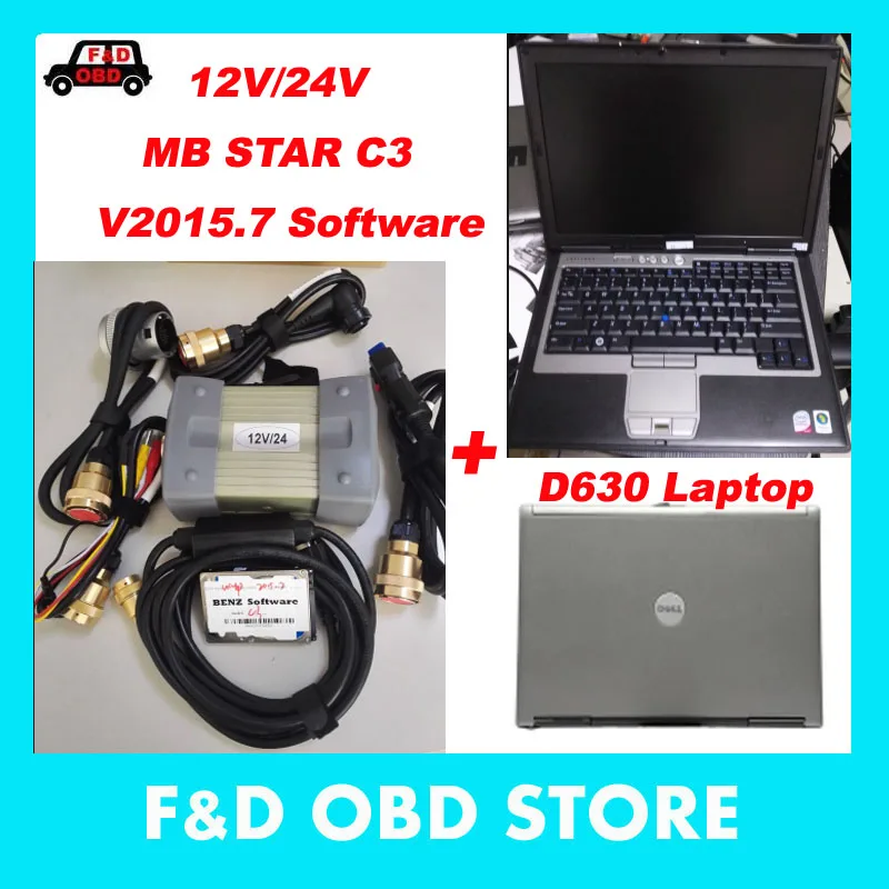 Prix pour 2017 Top Fashion Ce Nouveau Obd2 Scanner Mb Étoile C3 Pour Mercedes Voitures Et Camions + D630 Ordinateur Portable Das/xentry V2015.07 Hdd 12/24 v Prix pour 2017 Top Fashion Ce Nouveau Obd2 Scanner Mb Étoile C3 Pour Mercedes Voitures Et Camions + D630 Ordinateur Portable Das/xentry V2015.07 Hdd 12/24 v