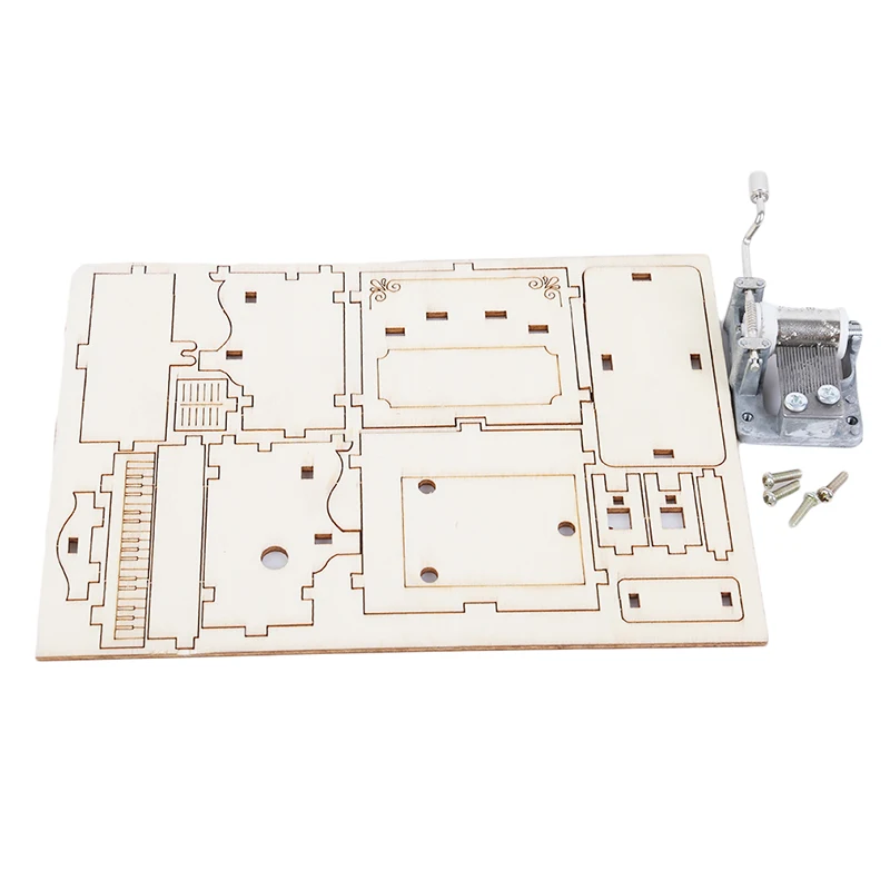 1 Набор новая деревянная музыкальная шкатулка головоломка маленькое изобретение для начальной школы игрушка для научного эксперимента Рождественский подарок