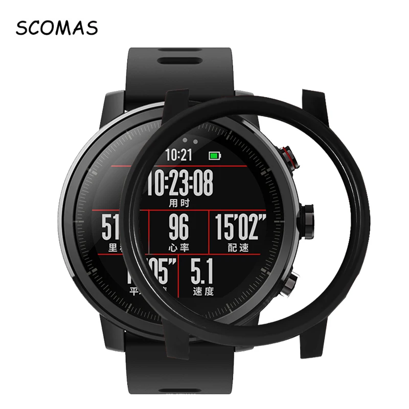 SCOMAS for Xiaomi Huami Amazfit Stratos 2 2S font b Slim b font Colorful Frame PC