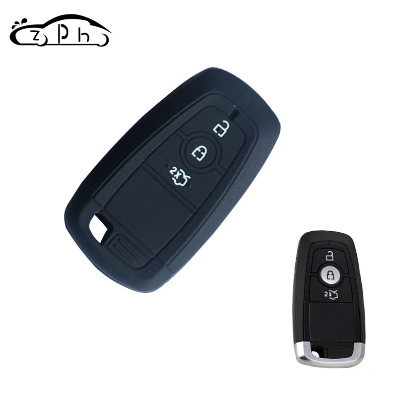 

Car Styling Key Cover Case for Ford Fusion Mondeo Mustang Edge Expedition EXplorer 2017 2018 Smart Key Case 3 Button Free Ship