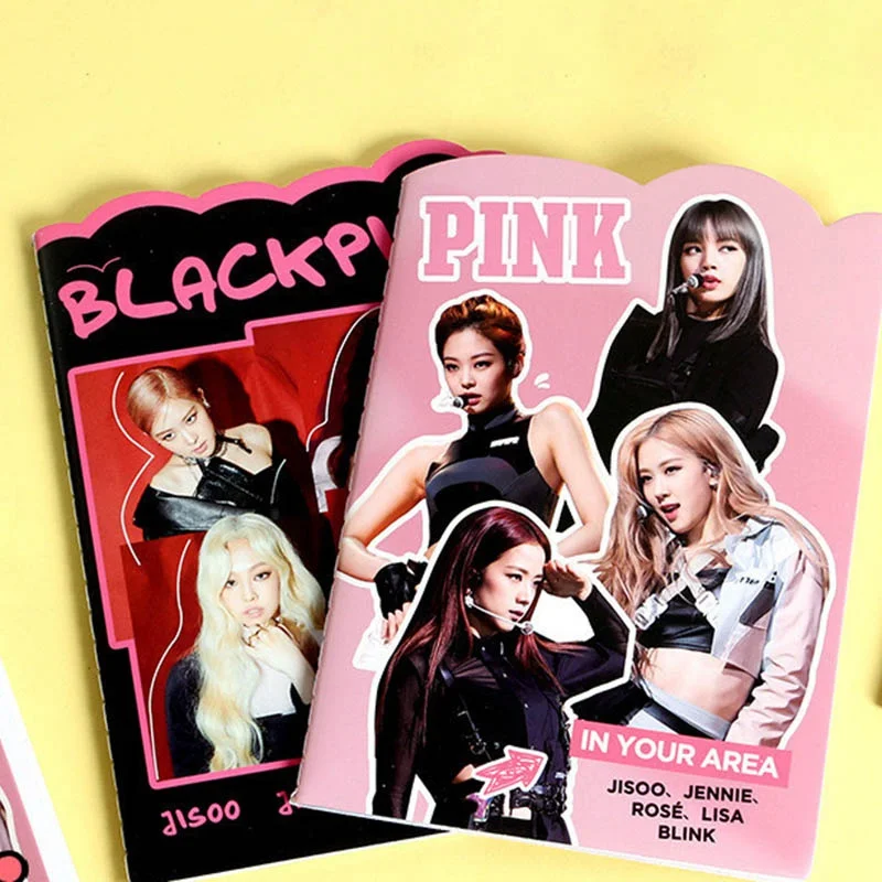 

1 Pcs KPOP Blackpink Ablum Diary Notebook Stationery Handbook Memo Notebook Writing Supplies Fan Gift