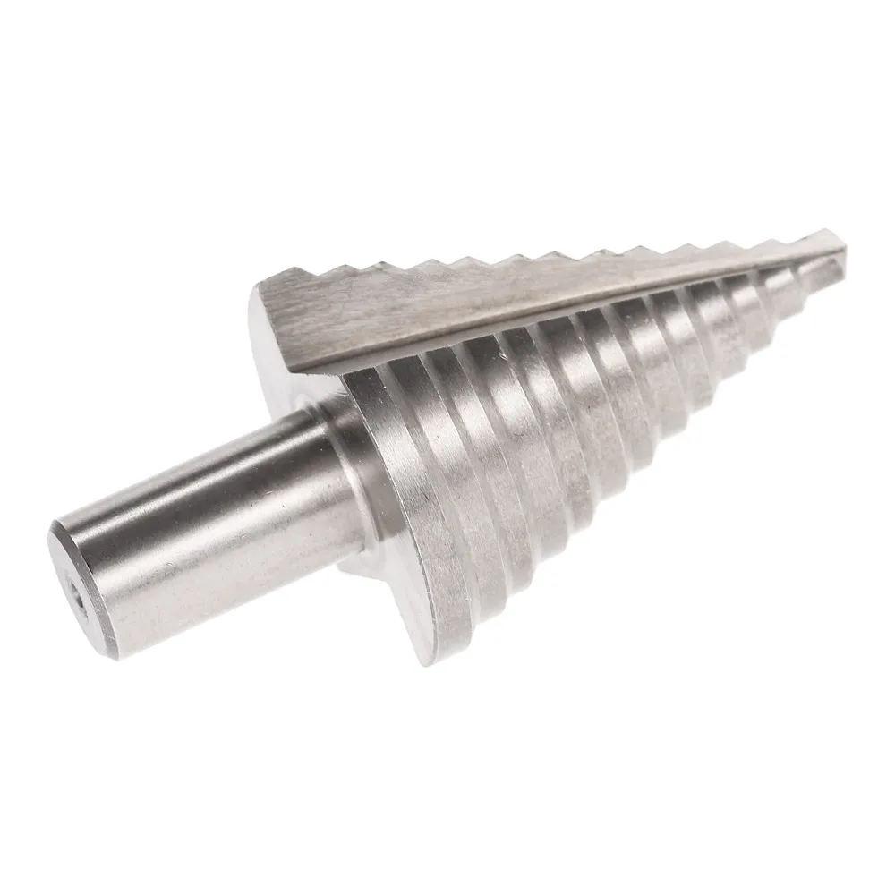5-35mm HSS Step Drill Bit Rotary Tool Essential Pagoda Drill Hardware Tool 13 Steps Round Shank Straight Flute Step Drill