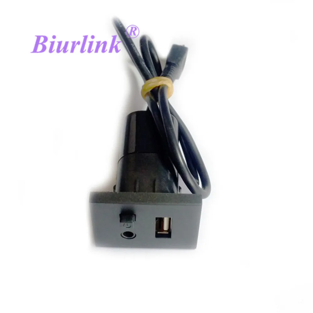 Biurlink Панель USB аудио слот Интерфейс с адаптер Mini кабель для Форд Фокус