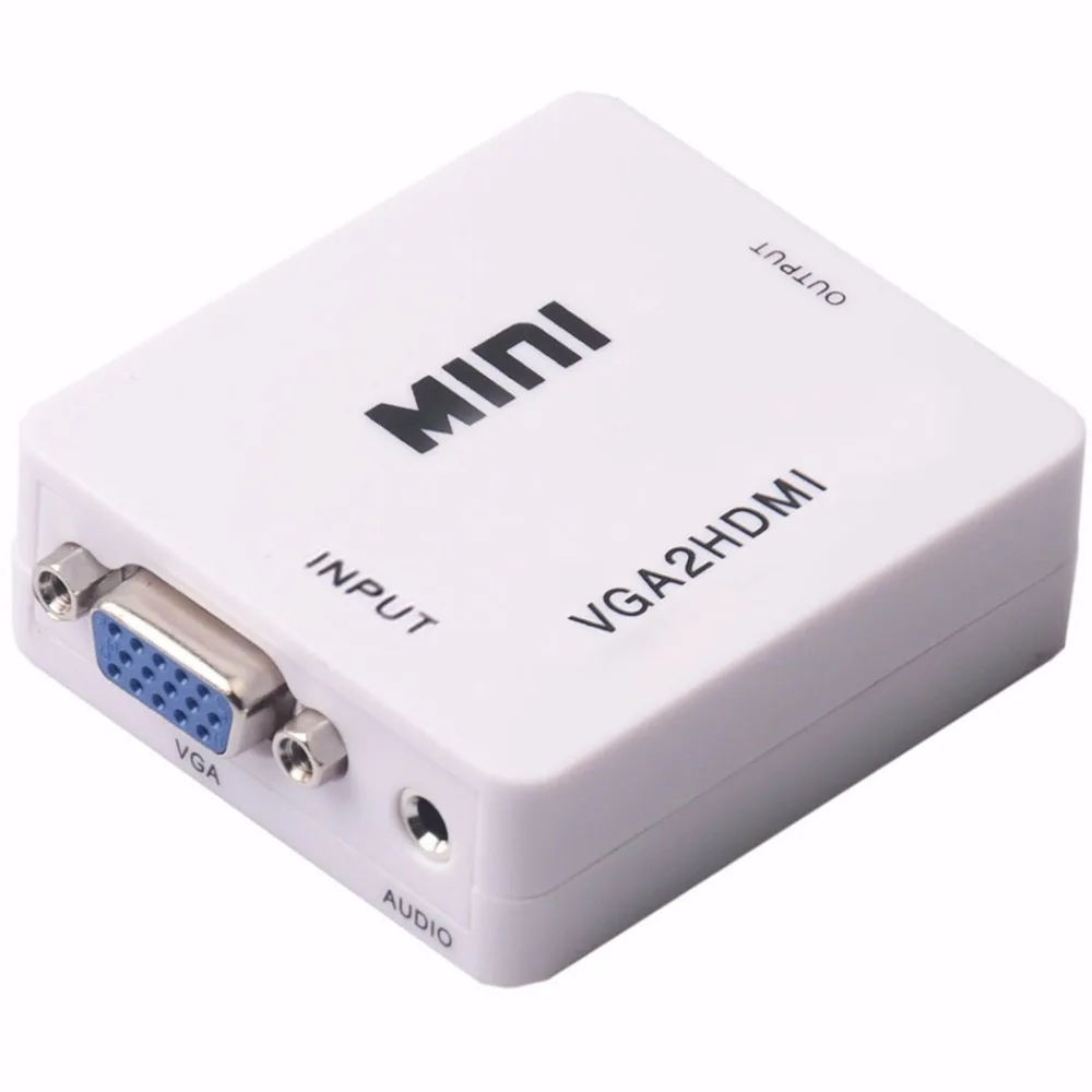 Kebidu HDMI 1080P разъем адаптера для проектора портативных ПК с HDMI2VGA конвертер мини