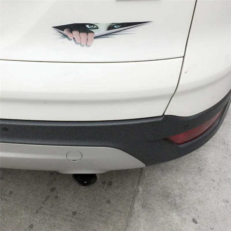 1 шт. интересные 3D глаза Пекинская наклейка монстра Voyeur Car Hoods Trunk Thriller заднего окна