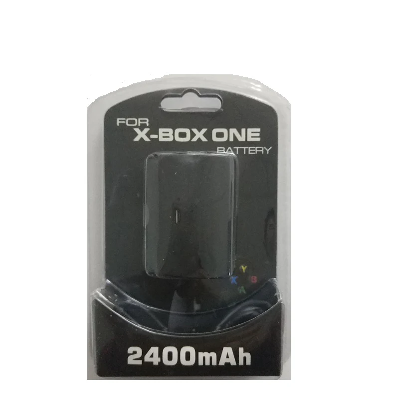 2 шт 2400 mAh аккумулятор+ зарядный кабель для Xbox One игровой беспроводной контроллер перезаряжаемая Замена батарей оптом