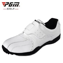 Mens Lightweight Golf Shoes Soft Leather Spikeless Golf Sneakers Man Shock Absorption Fitness Training Footwear#B1332
