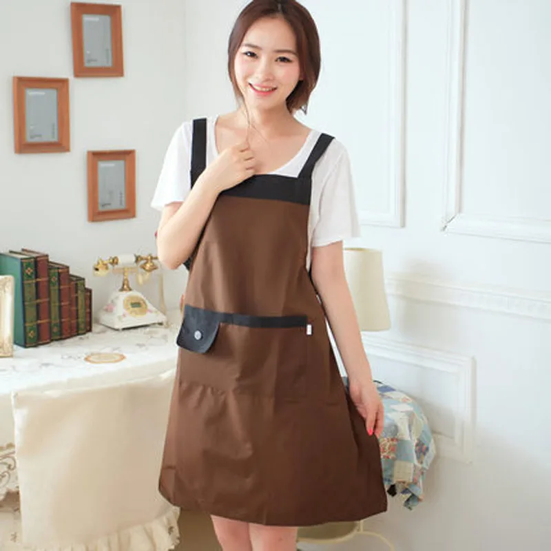 Kitchen chef aprons anti-oil pollution restaurant bib sleeveless cooking aprons hotels waiter work apron women men free shipping