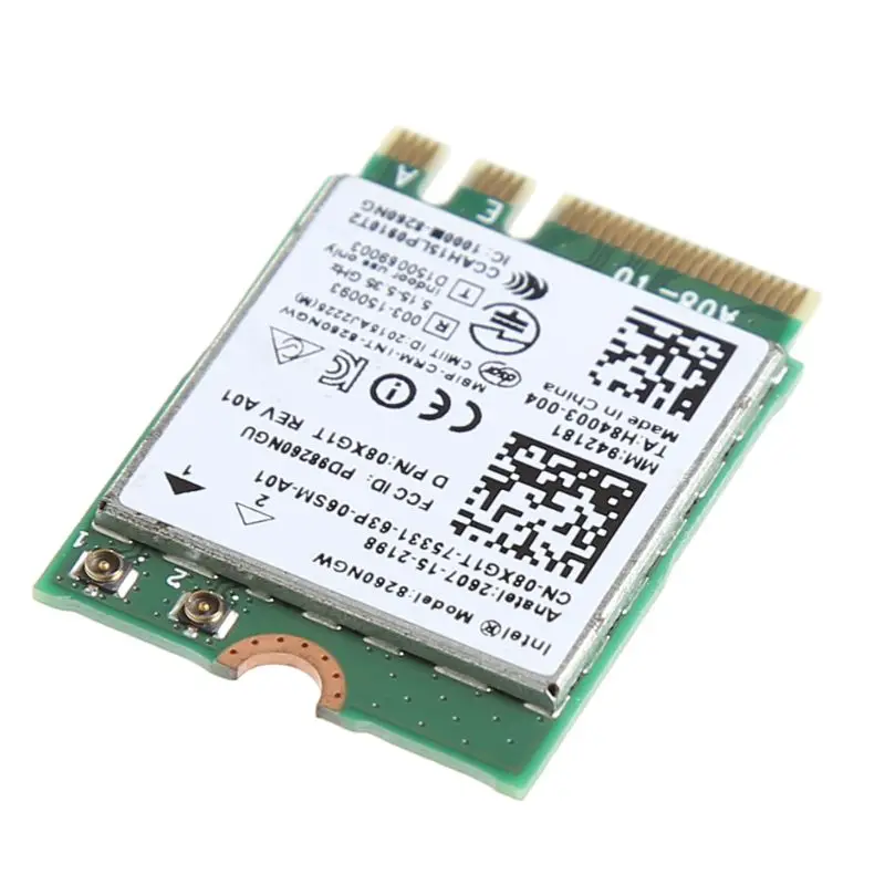 Dual Band 867 М 2,4 + 5 г Bluetooth V4.2 Беспроводной WiFi WLAN карта для Intel 8260 8260NGW переменного тока DELL 08XJ1T