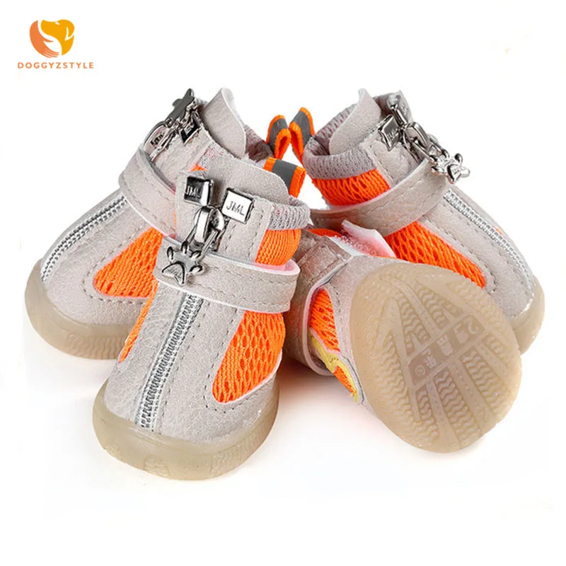 

Puppy Dog Mesh Shoes Casual Breathable Shoe Pet Zipper Sports Foot Wear Spring Summer Footwear DOGGYZSTYLE
