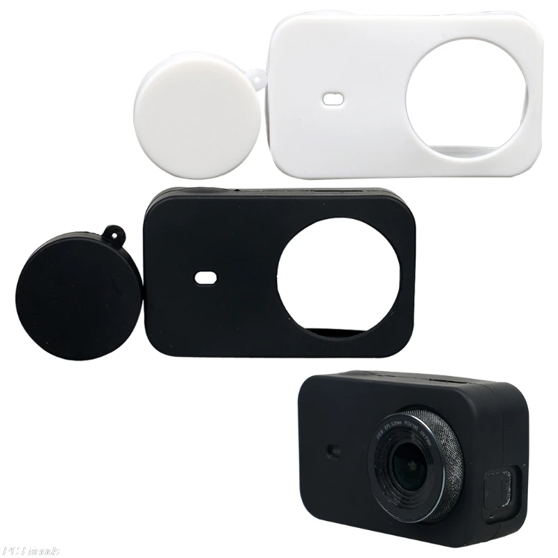 

Silicon Soft Case With Protective Lens Cover Cap For Xiaomi Mijia Camera 4K