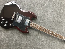 

High quality angus young sg guitars in aged cherry china oem hardware chrome custom body electric guitar available