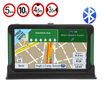 

7 inch GPS car navigation instrument FM Bluetooth Navitel8GB satellite voice navigation truck GPS navigation auto parts Europe l