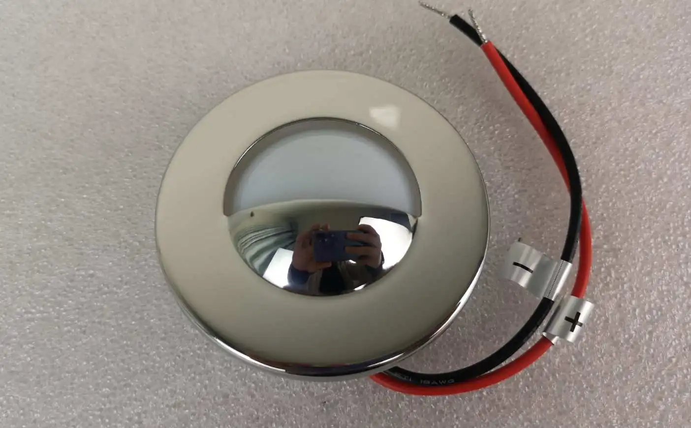 12 V светодиодная фара вежливое освещение 3 ”белый синий/белый синий МОРСКОЙ лодочный жилой автофургон
