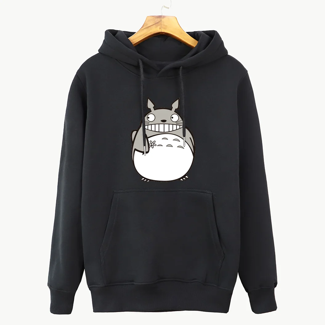 

Anime TOTORO Kawaii Hoody Autumn Winter Brand Clothes 2018 Hot Sale Hip Hop Lady's Sweatshirt Kpop Hooded Hoodies Female Tops