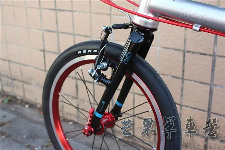 Perfect Fnhon CR-MO Steel Folding Bike 16" Minivelo Mini velo Bike Urban Commuter Bicycle overall bike V Brake 9 Speed 23 Perfect Fnhon CR-MO Steel Folding Bike 16" Minivelo Mini velo Bike Urban Commuter Bicycle overall bike V Brake 9 Speed 23