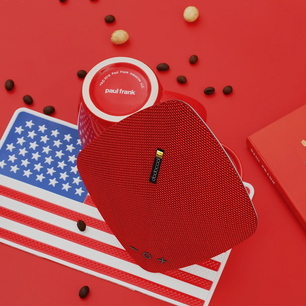 Dodocool высокого разрешения Bluetooth Динамик стерео Беспроводной Динамик с микрофоном Поддержка карты памяти 32 Гб для объемного звучания музыки Портативный Динамик