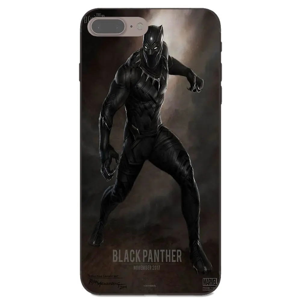 Тонкий чехол для Xiaomi Mi Mix Max Note 2 2S 3 5X 6 6X 8 9 SE A1 A2 Lite Play Pro F1 Black Panther Watch|Чехлы-накладки| |