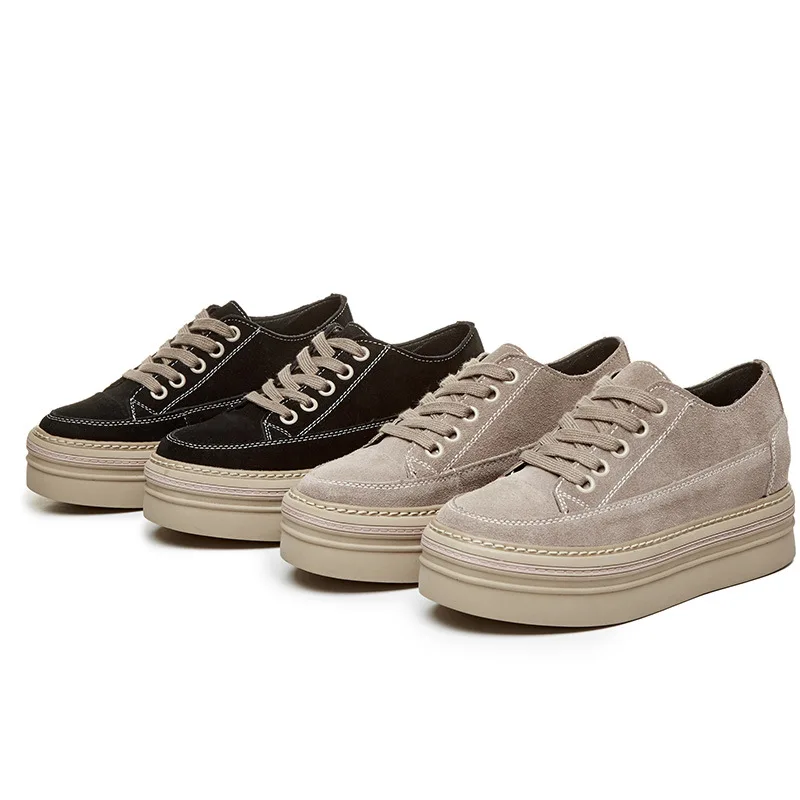 Loecktty New Casual Flats shoes 2019 new leather strap-up women s shoes platform shoes Oxford Shoes For Women Loecktty New Casual Flats shoes 2019 new leather strap-up women s shoes platform shoes Oxford Shoes For Women