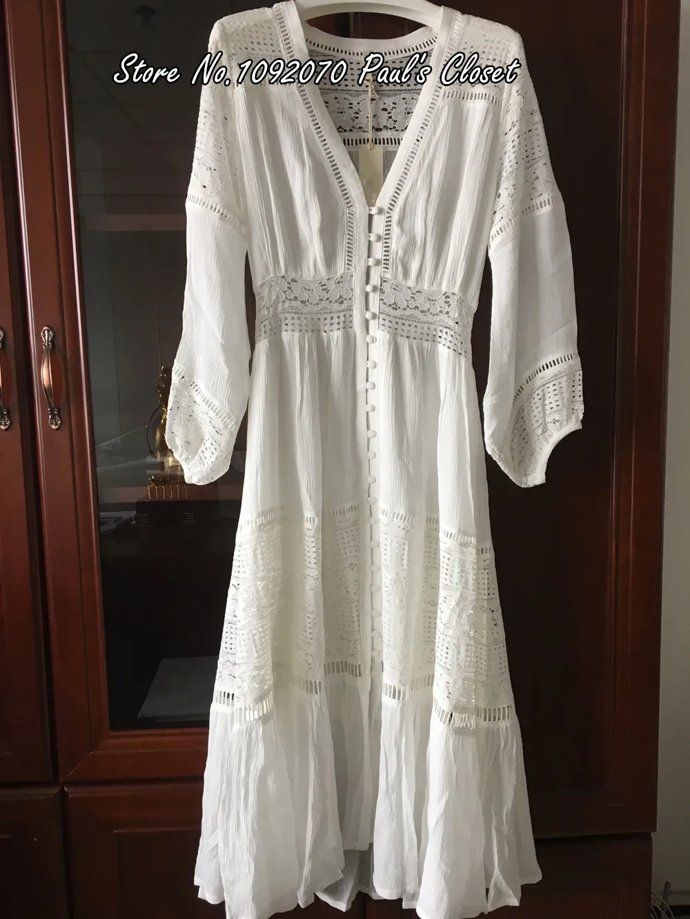 Женское богемное Кружевное Платье макси с цветочным узором, великолепное белое Полупрозрачное платье макси, праздничное платье для вечеринки