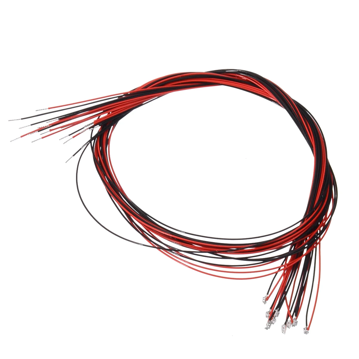 10pcs New 0402 SMD Led 0402 Pre-soldered Micro Litz Wired Leads Red SMD Led Lamp 200mm Long for Small Models and Tight Places