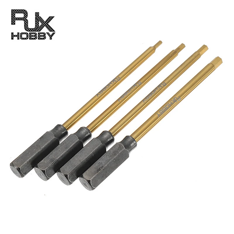 RJX 4 шт Металлические шестигранные гаечные ключи винтовые инструменты для драйверов Комплект 1,5 мм/2,0 мм/2,5 мм/3,0 мм для моделей RC Multirotor