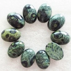

Beautiful Gorgeous Fashion 10pcs Kambaba stone Oval CAB CABOCHON 25x18x7mm