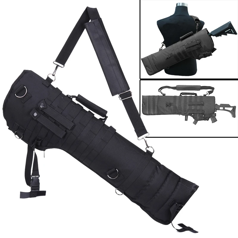 

29" Rifle Carbine Over Shoulder Modular Molle Gun Scabbard Padded Gun Case