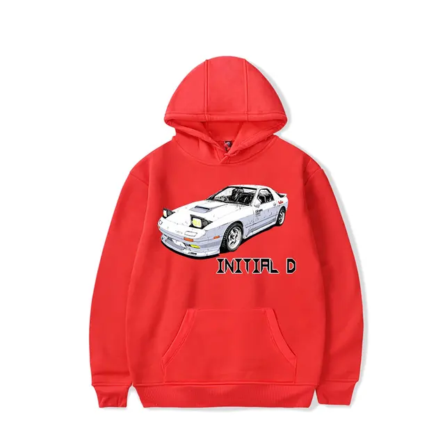 2023 Anime Initial D RedSuns AE86 Oversize Hoodie RedSuns JDM Racing  Streetwear Men Manga Sweatshirt - AliExpress