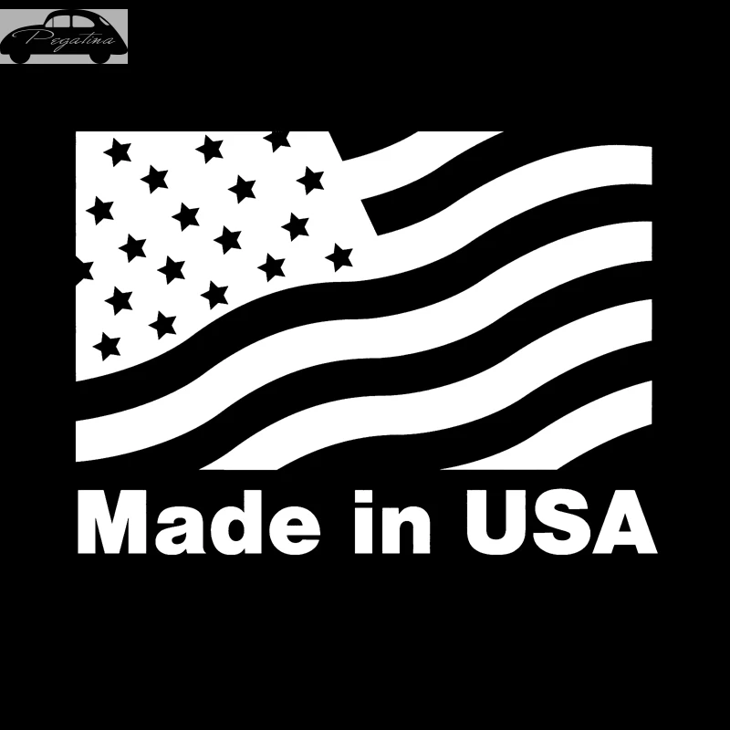 Pegatina Made in USA Decal Sticker Car Window Vinyl Decal Funny Poster Motorcycle