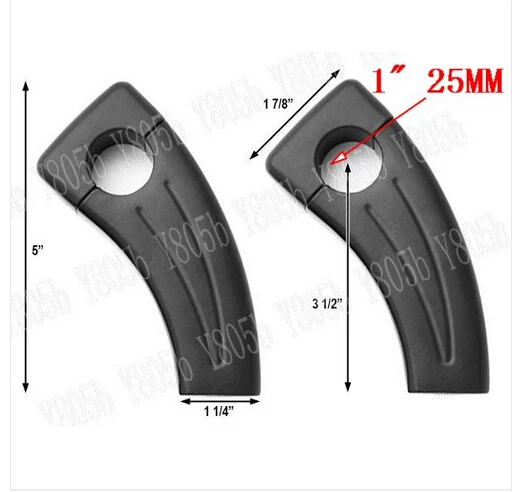 4.5" Billet Black 1" Risers Riser Fit Harley Davidson Choppers Pull Back 1.5" 4.5" Billet Black 1" Risers Riser Fit Harley Davidson Choppers Pull Back 1.5"