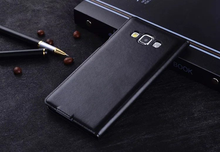 Smart View Flip Cover кожаный бумажник чехол для телефона для samsung Galaxy A5 A7 GalaxyA5 5 7 см A500 A500F A700 A700F SM-A500F