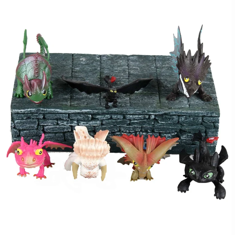 Action Movie How To Train Your Dragon Figurine Set Model Toys Kids Pet Night Fury Dragons Toothless Night Fury image 5