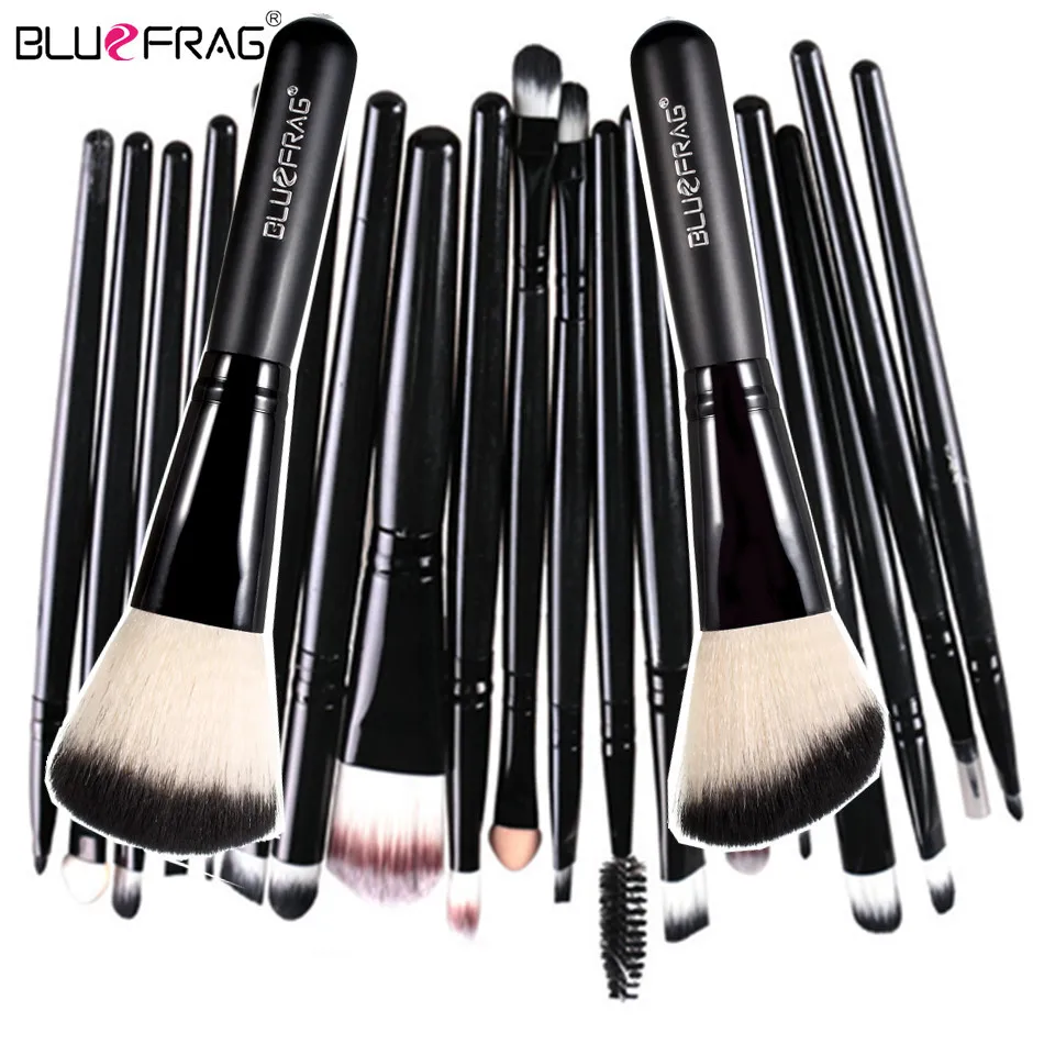 

BLUEFRAG Brochas Maquillaje Makeup Brushes Set Lip Powder Blusher Foundation Eye Makeup Brushes Kit Tools Pincel Maquiagem 22pcs