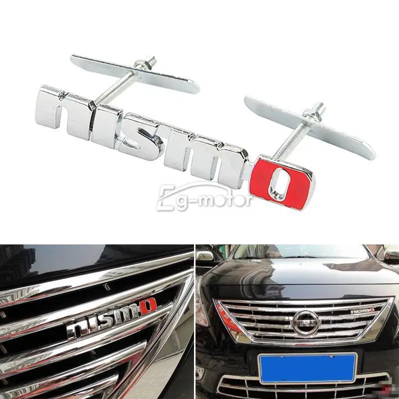 Stereo Feeling 3D Car Metal Grilles Badge Emblem For Nissan Nismo Model Auto Vehicle