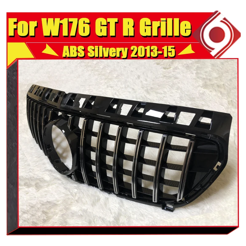 W176 A Class A45AMG grille grill A160 A180 200 GTS grills TO 09/ Silver Only For Pre facelift models to 09/ without sign