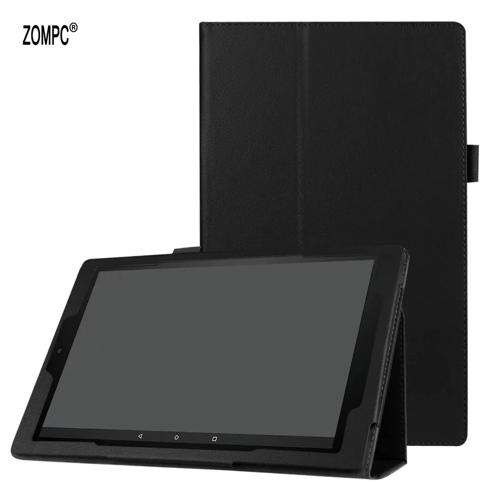 

2-Folding Luxury Folio Stand Leather Case Magnetic Protective Cover For Amazon Kindle New Fire HD 10 HD10 2017 10.1" Tablet