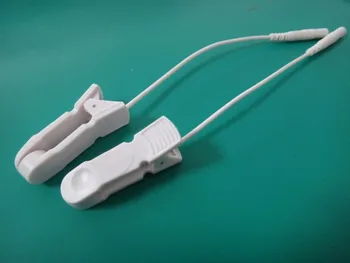 

Freeshipping 10pcs/lot Plug Hole 2.0mm to Ear clip Adapter Tieline Short Cables Electrode Wires