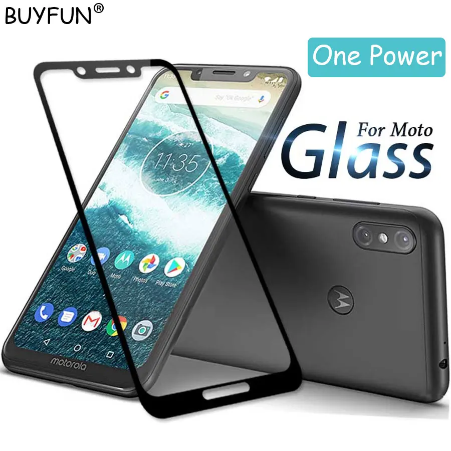

For Motorola Moto One Power Screen Protector Glass Protective Film On The For Moto One Power MotoOne OnePower Tempered Glas 9H