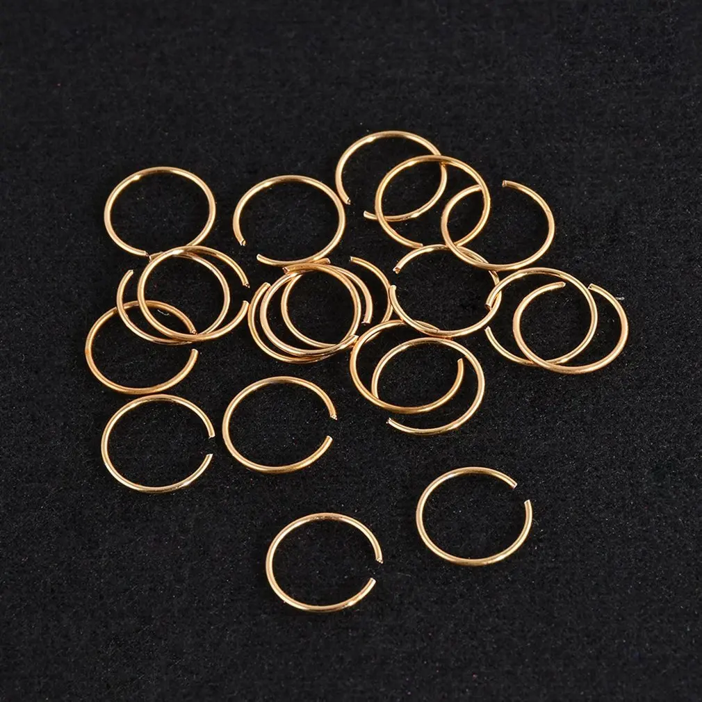 

Fashion Trendy Piercing Nose Ring Stainless Steel Nose Ring Universal Body Piercing Jewelry for Men Women