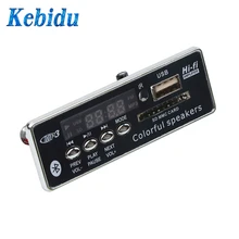 Kebidu USB MP3 плеер встроенный Bluetooth Hands-free MP3 декодер плата модуль JQ-D028BT с пультом дистанционного управления USB FM Aux радио